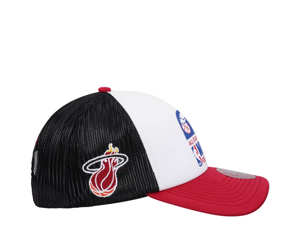Mitchell & Ness Miami Heat All Star 1990 Party Time Trucker Snapback Cap