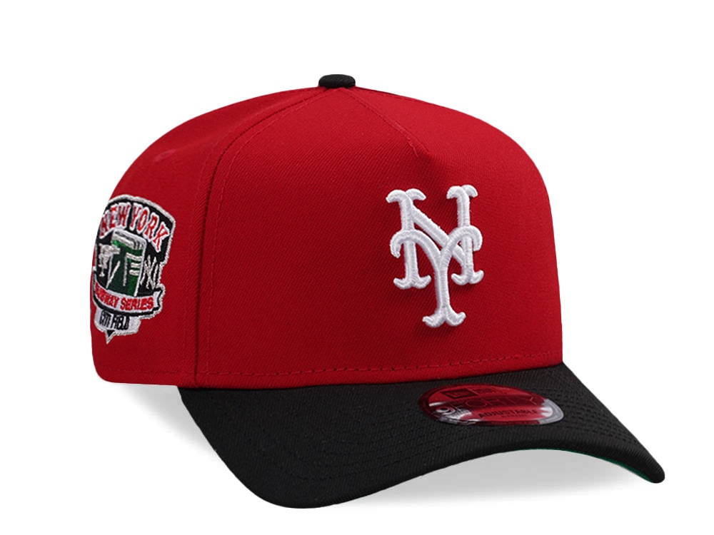 New Era New York Mets Subway Series Scarlet Two Tone Edition 9Forty A Frame Snapback Cap