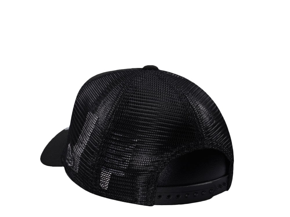New Era Los Angeles Dodgers Black Metallic Trucker Edition 9Forty A Frame Snapback Cap