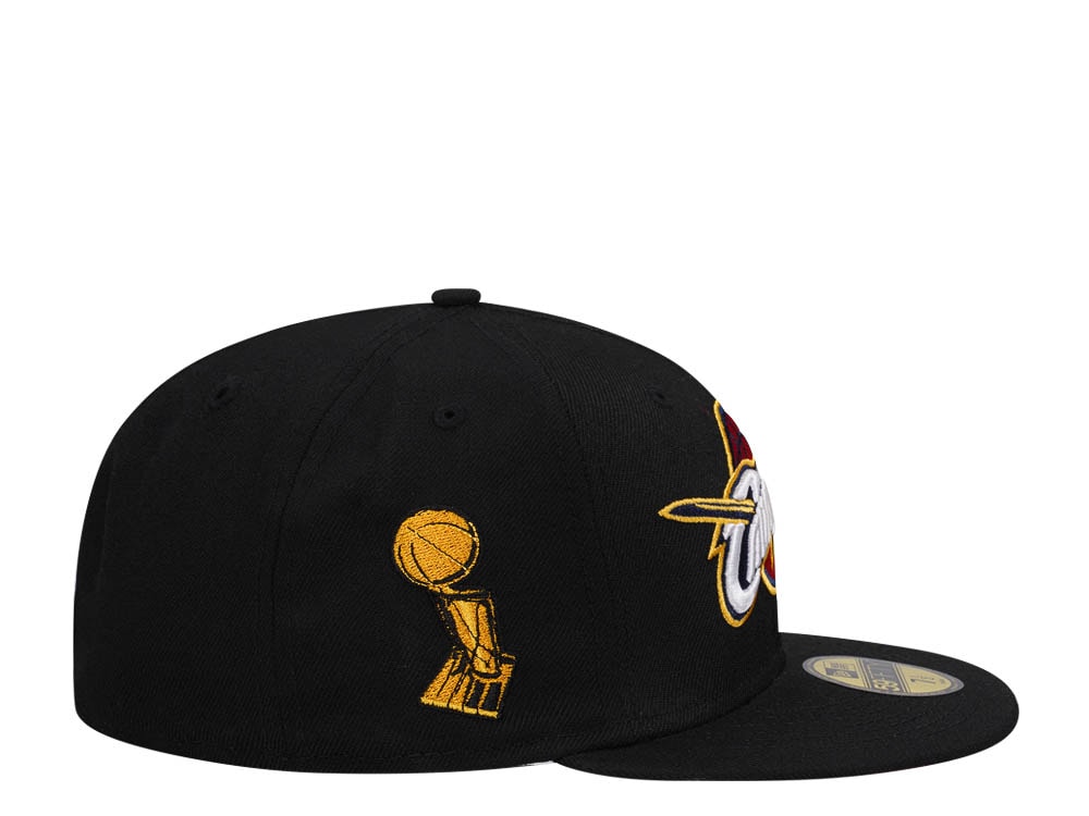 New Era Cleveland Cavaliers Black Champions Edition 59Fifty Fitted Cap