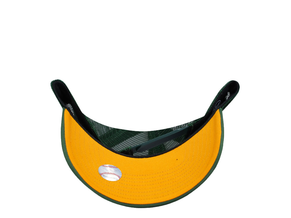 47Brand Oakland Athletics BCPTN World Series Dark Green Foam Champ Offside Trucker Snapback Cap