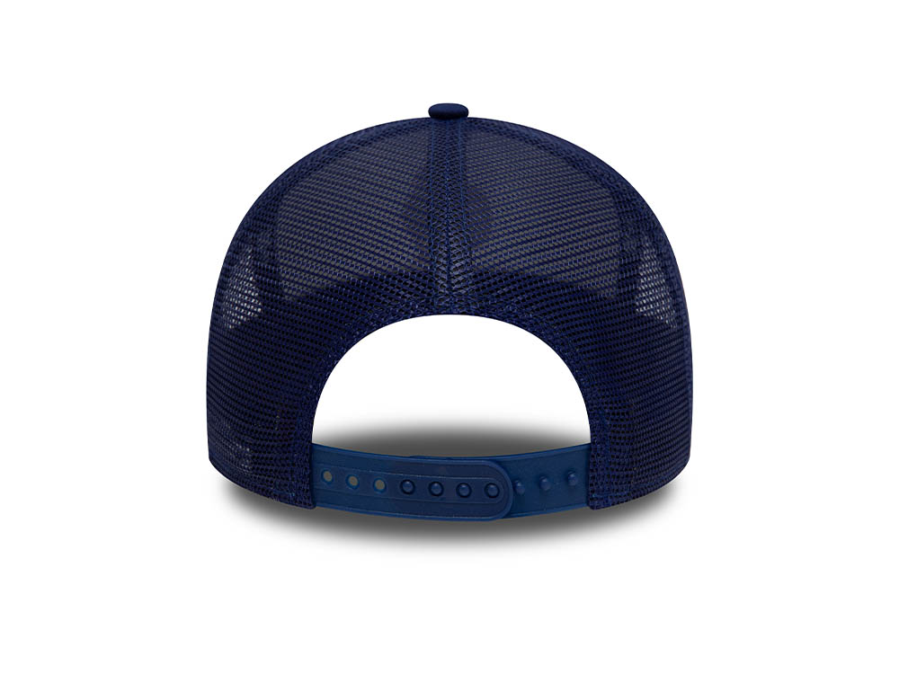 New Era France Rugby Blue White Essential A Frame Trucker Snapback Cap