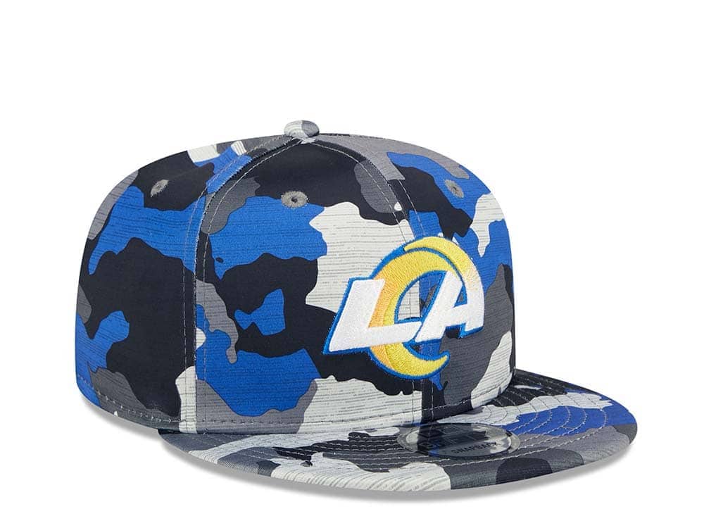 New Era Los Angeles Rams NFL Training Camp 22 Camo 9Fifty Snapback Cap