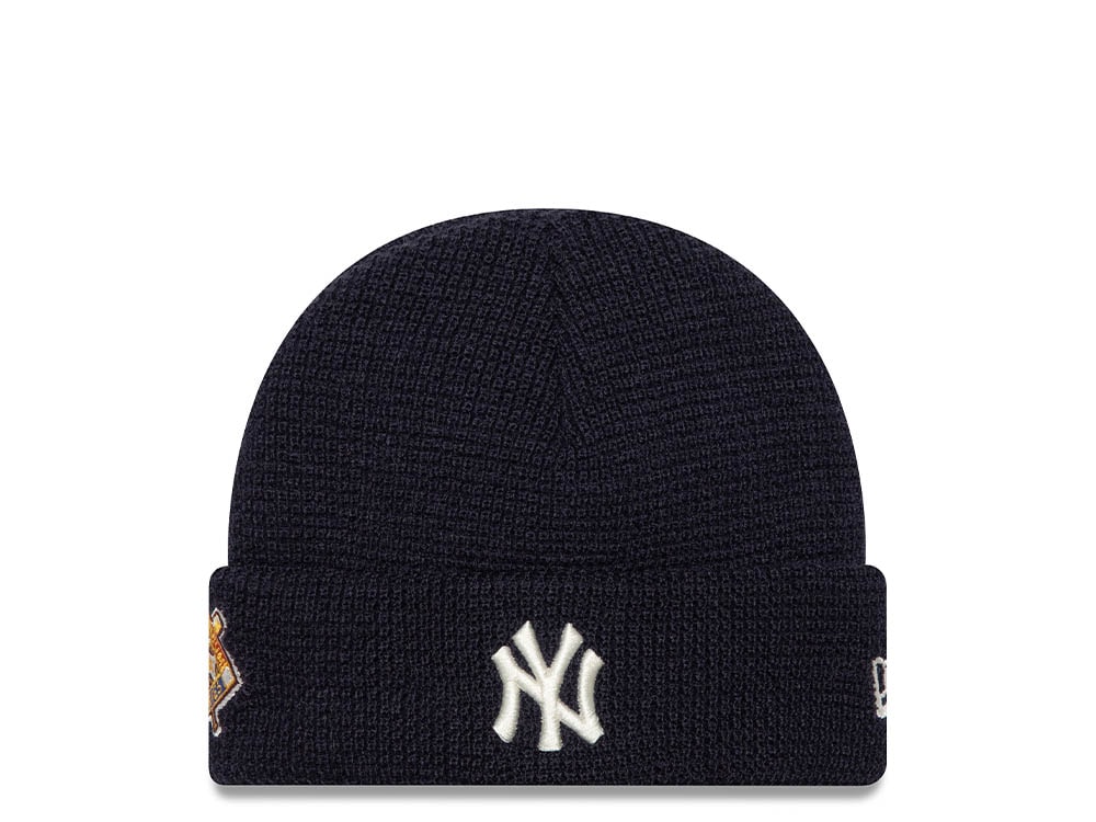 New Era New York Yankees Yankee Stadium World Series Short Cuff Beanie Navy Cappelli