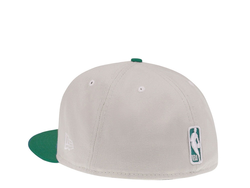 New Era Boston Celtics Cream Two Tone Edition 59Fifty Fitted Cap