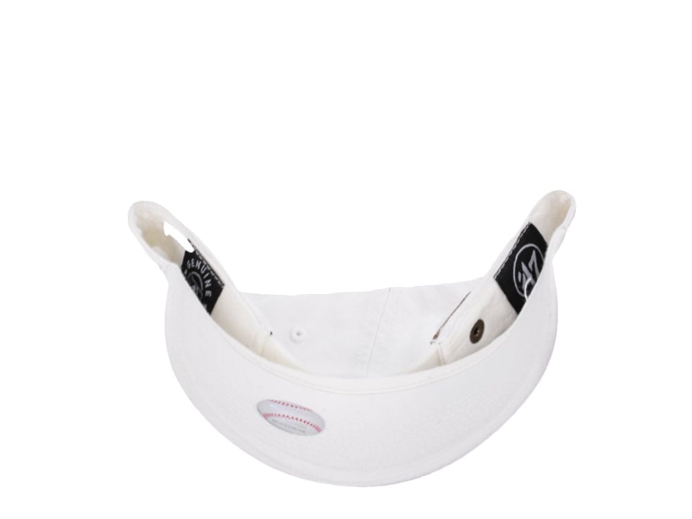 47Brand Chicago White Sox Classic White Clean up Snapback Cap