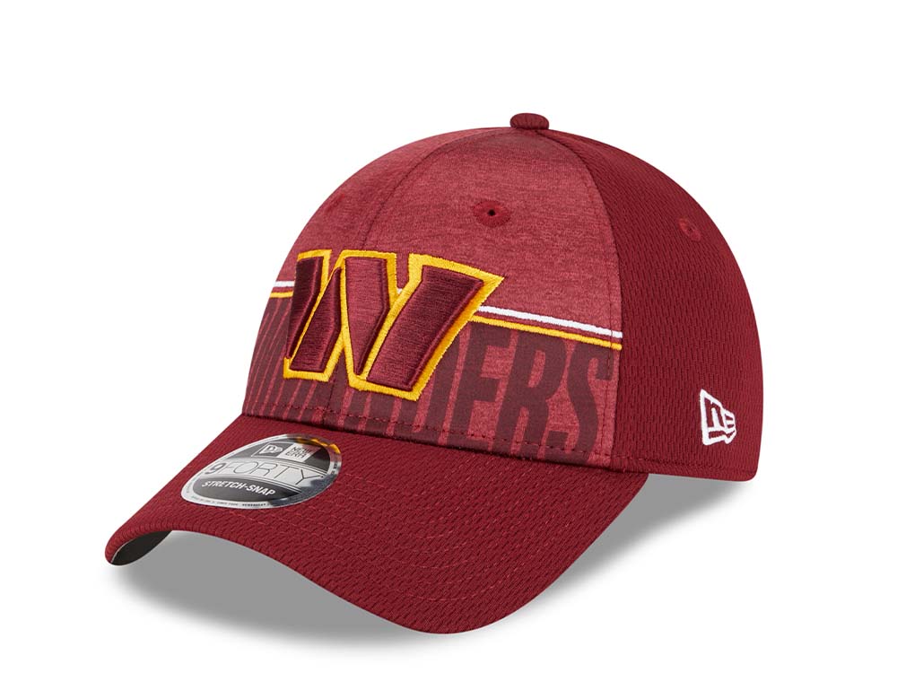 New Era Washington Commanders NFL Training Camp 23 9Forty Stretch Snapback Cap