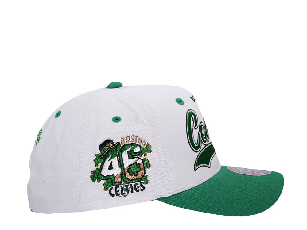 Mitchell & Ness Boston Celtics 46th Anniversary Pro Crown Fit Snapback Cap
