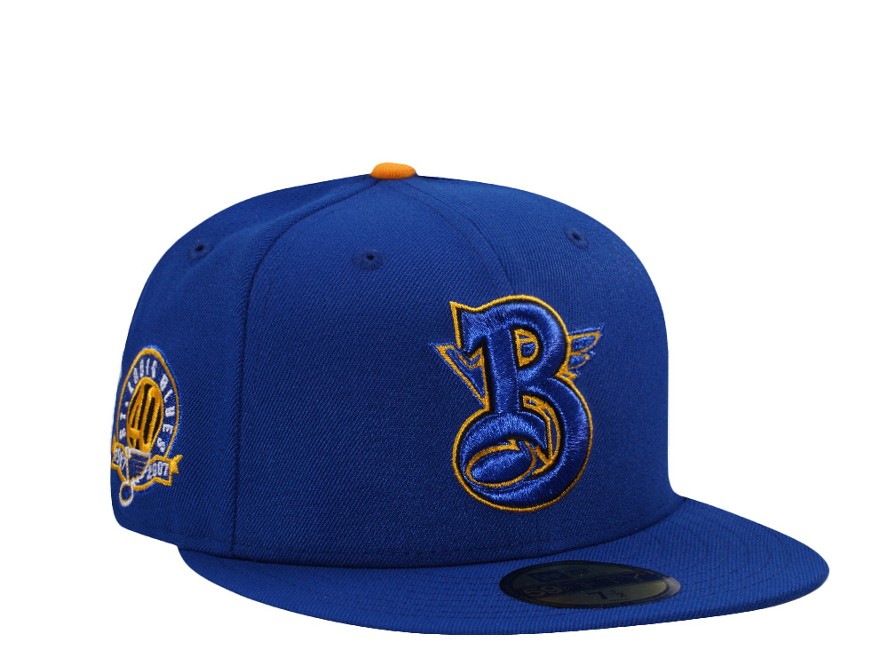 New Era St. Louis Blues 40th Anniversary Blue Prime Edition 59Fifty Fitted Cap