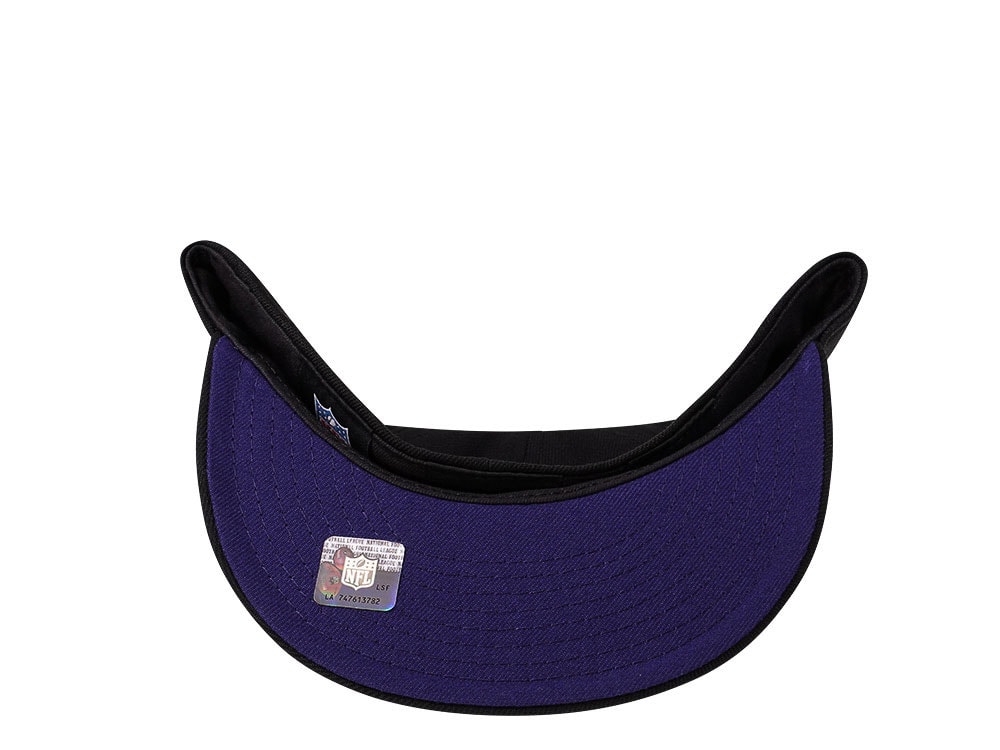 New Era Baltimore Ravens Black and Purple Edition 59Fifty Fitted Cap