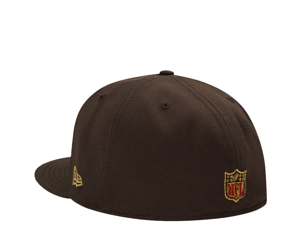 New Era San Francisco 30th Anniversary Super Bowl XXIV Walnut Throwback Edition 59Fifty Fitted Cap
