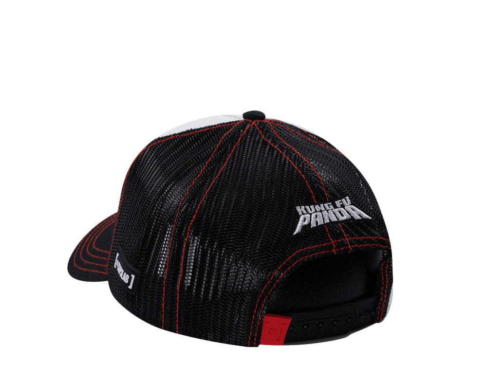Capslab Kung Fu Panda Always Hungry White Trucker Snapback Cap