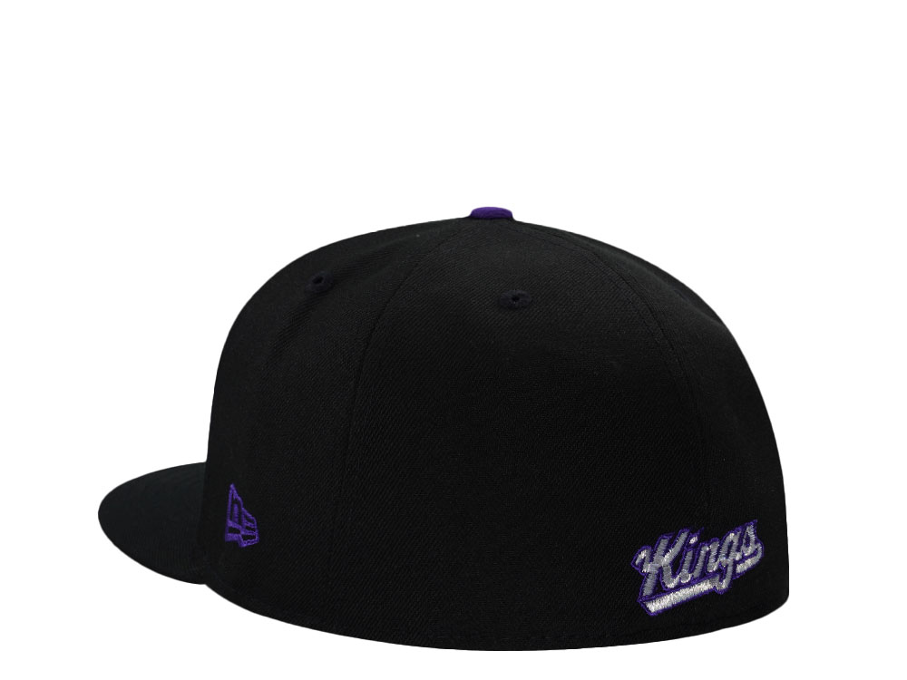 New Era Sacramento Kings 25th Anniversary Black Prime Edition 59Fifty Fitted Cap