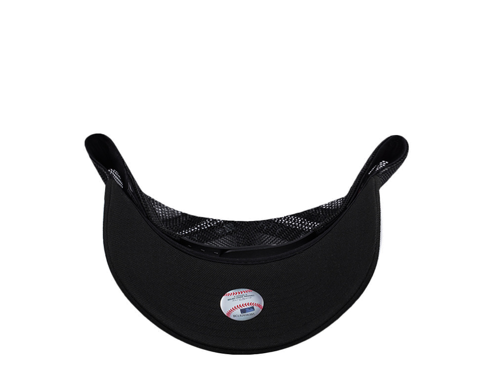 New Era Los Angeles Dodgers Black On Black Edition 9Forty A Frame Trucker Snapback Cap