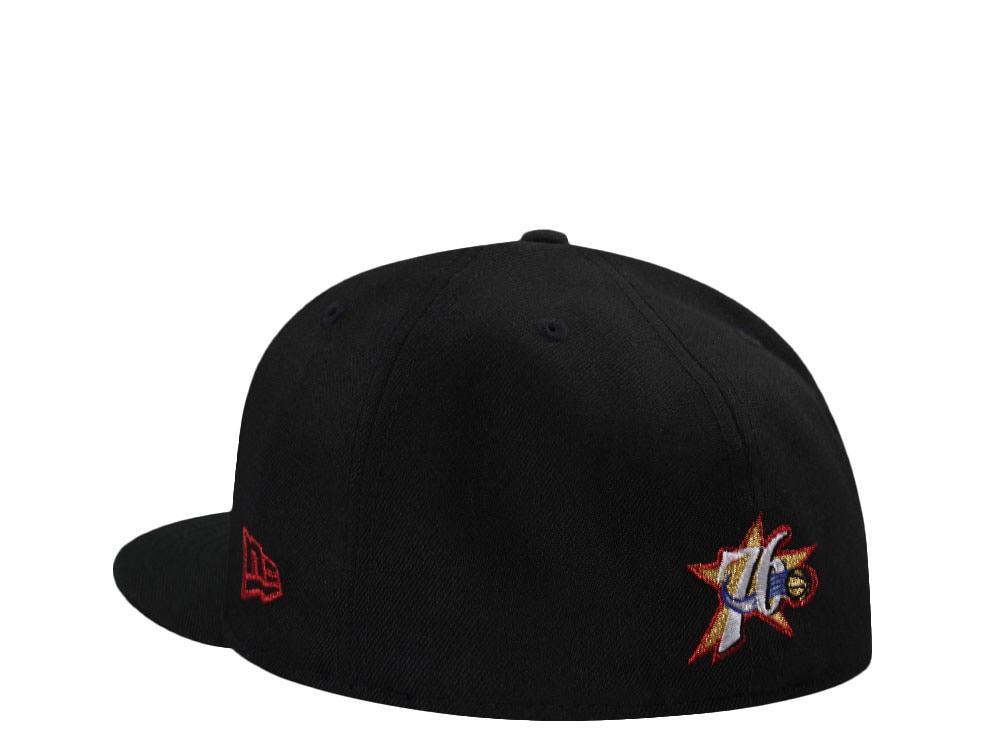 New Era Philadelphia 76ers All Star Game 2002 Black Prime Edition 59Fifty Fitted Cap