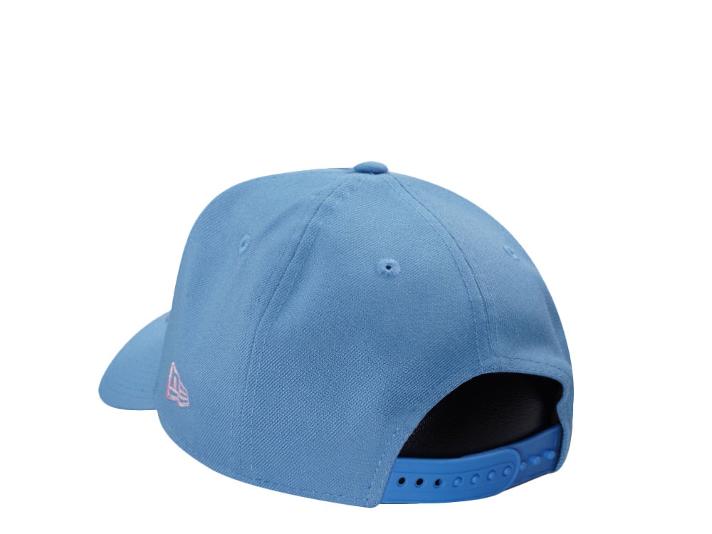 New Era Atlanta Braves World Series 1995 Sky Pink Prime Edition 9Forty A Frame Snapback Cap