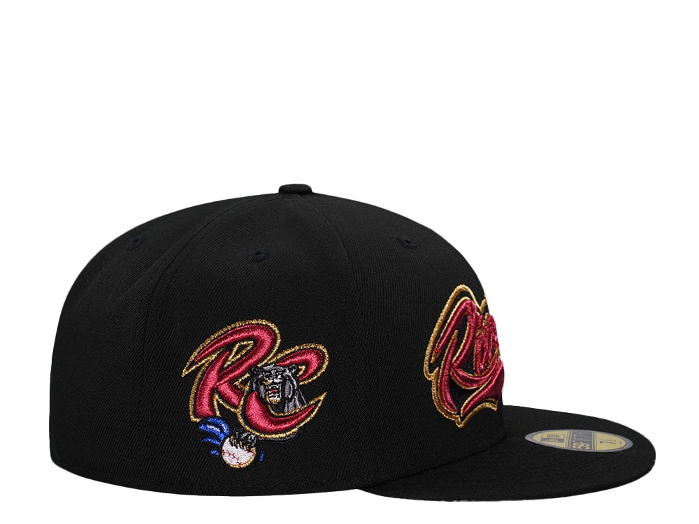 New Era Sacramento River Cats Black Metallic Throwback Edition 59Fifty Fitted Cap
