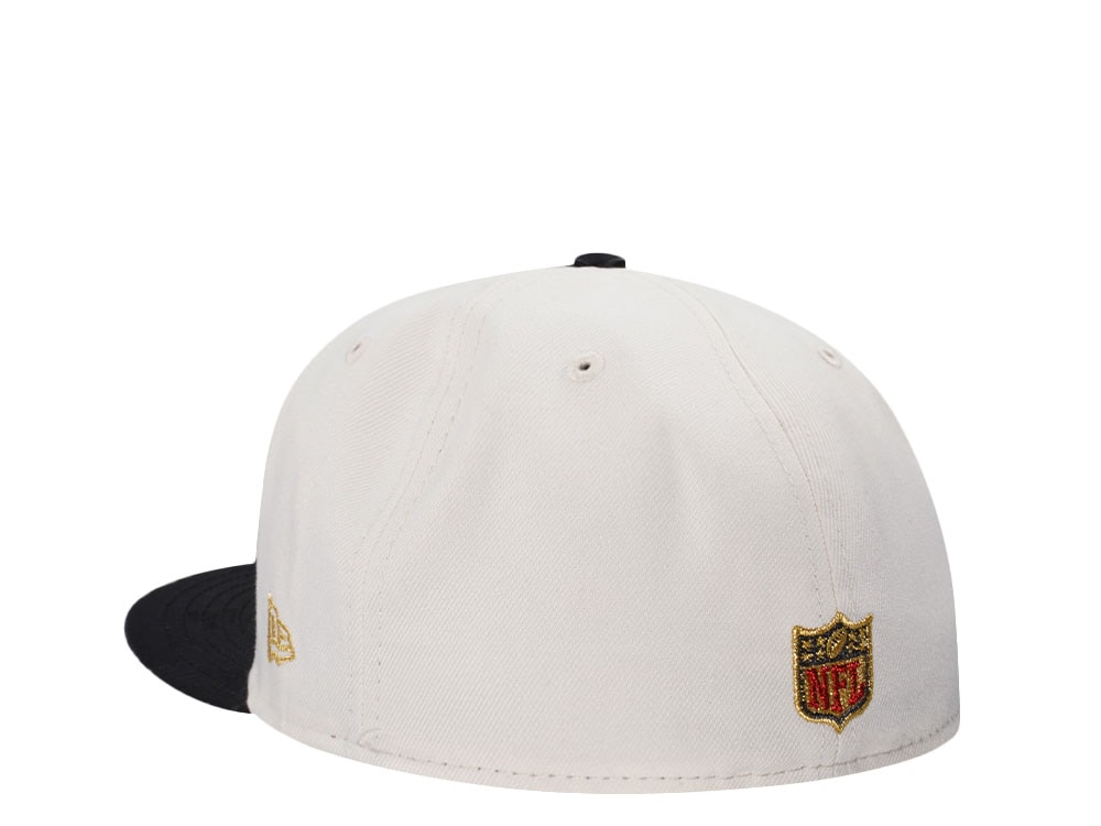 New Era San Francisco 49ers 30th Anniversary Chrome Satin Brim Two Tone Edition 59Fifty Fitted Cap