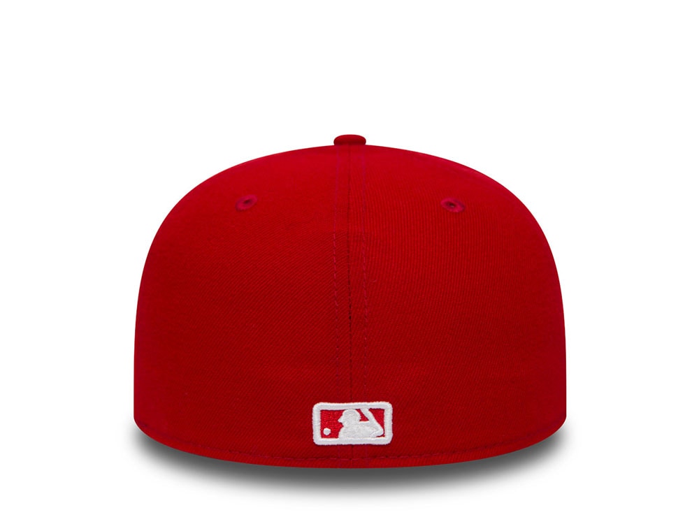 New Era New York Yankees Plain Red Prime Edition 59Fifty Fitted Cap