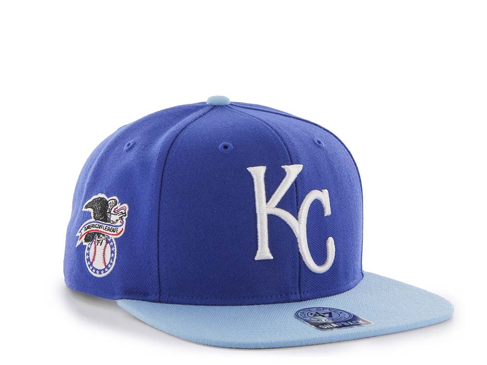 47Brand Kansas City Royals Sure Shot Captain Two Tone Snapback Cap