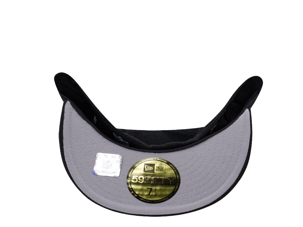 New Era Buffalo Bills 25th Anniversary Black Prime Fleece Edition 59Fifty Fitted Cap