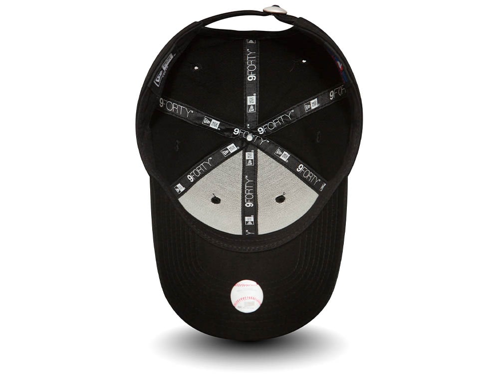 New Era New York Yankees League Essential Black White Kids 9Forty Strapback Cap