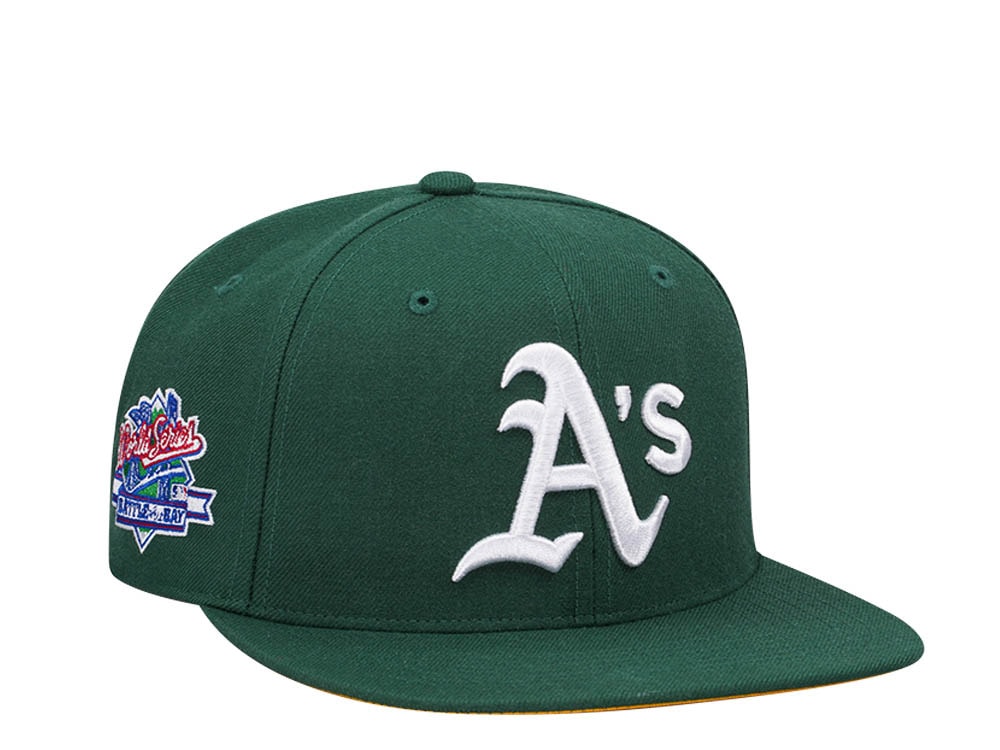 47Brand Oakland Athletics World Series 1989 Dark Green Sure Shot Under Captain Snapback Cap