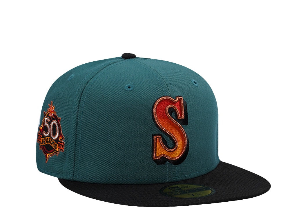 New Era Seattle Mariners 50th Anniversary Pine Two Tone Edition 59Fifty Fitted Cap