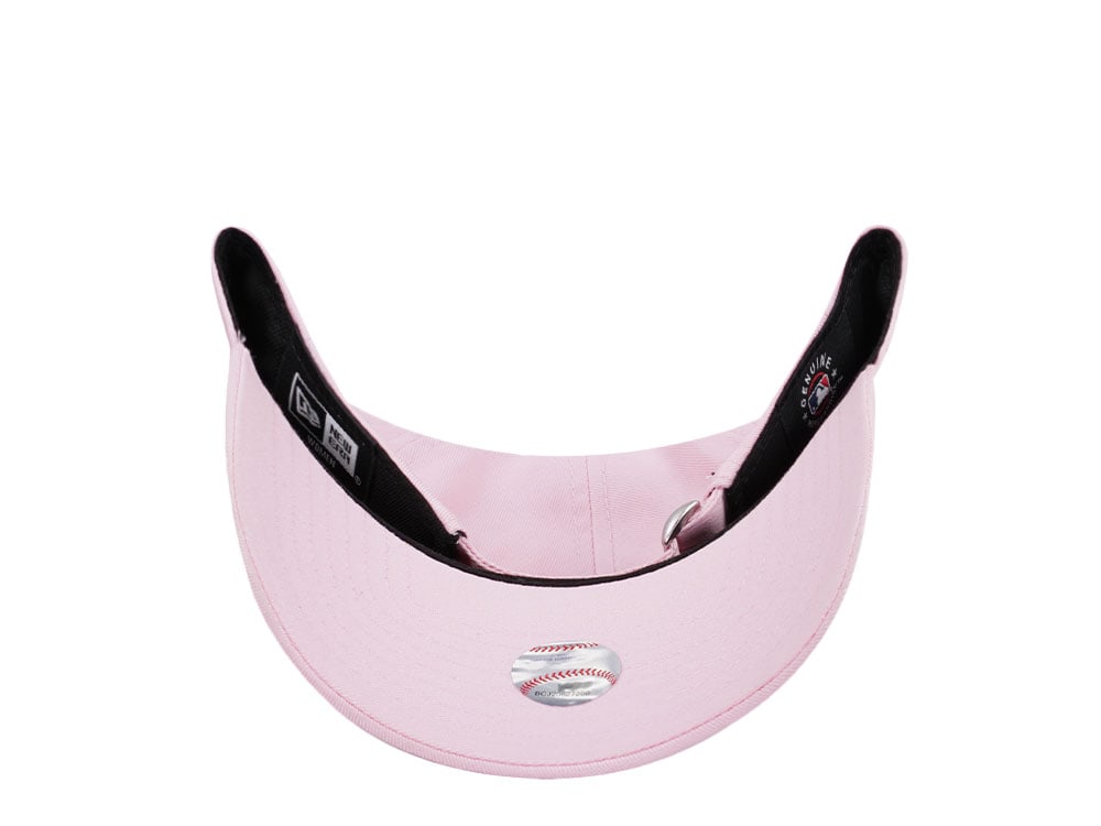 New Era New York Yankees Pink Black Womens 9Twenty Strapback Cap