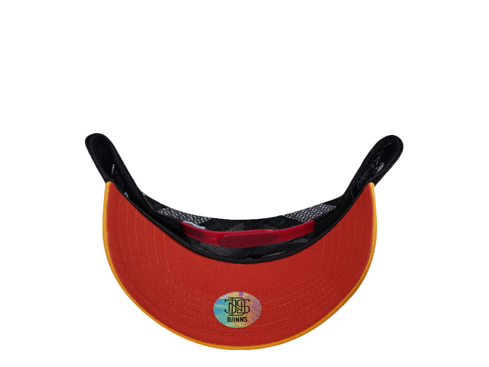 Djinns Machu Piccu Board Service Sand Black Trucker Snapback Cap
