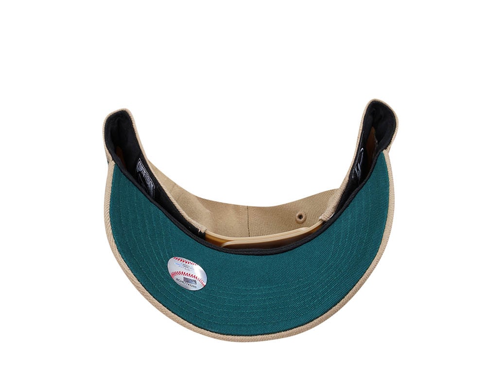 47Brand Oakland Athletics 40th Anniversary Khaki Sure Shot MVP Snapback Cap