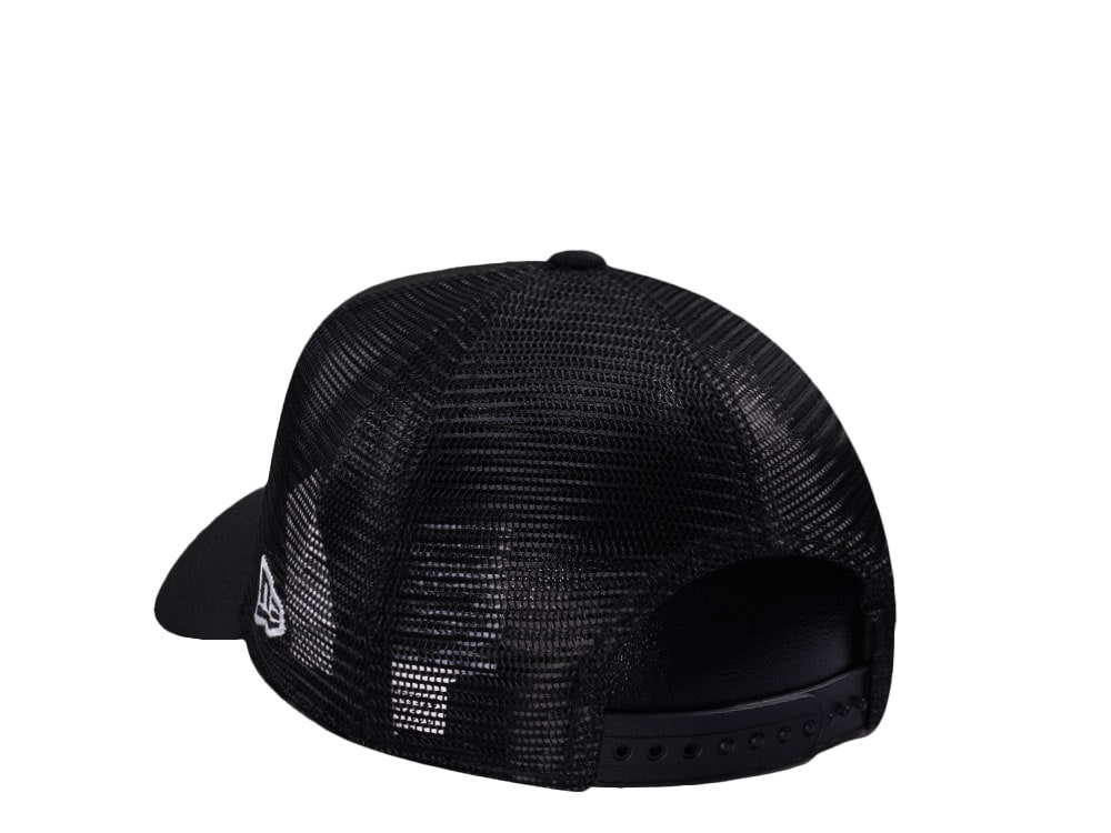 New Era New York Mets Black Classic Edition 9Forty A Frame Trucker Snapback Cap