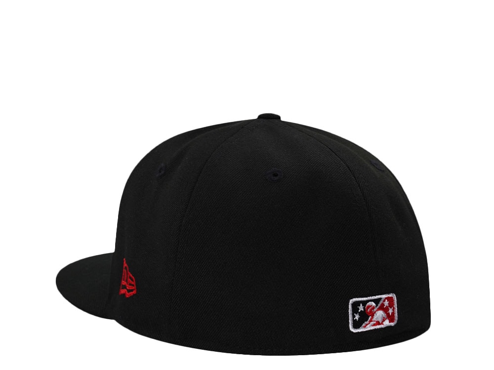 New Era Worcester Woo Sox Inaugural Season 2021 Black Prime Edition 59Fifty Fitted Cap