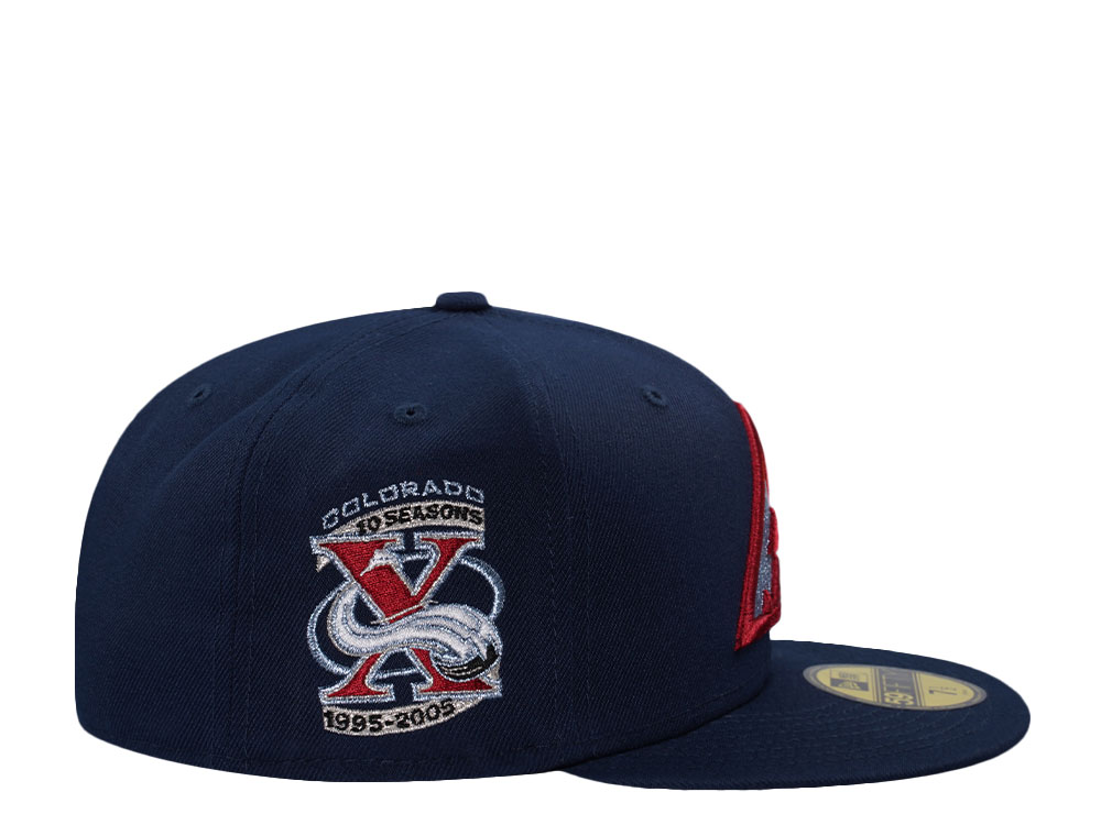 New Era Colorado Avalanche 10th Anniversary Blue Prime Edition 59Fifty Fitted Cap