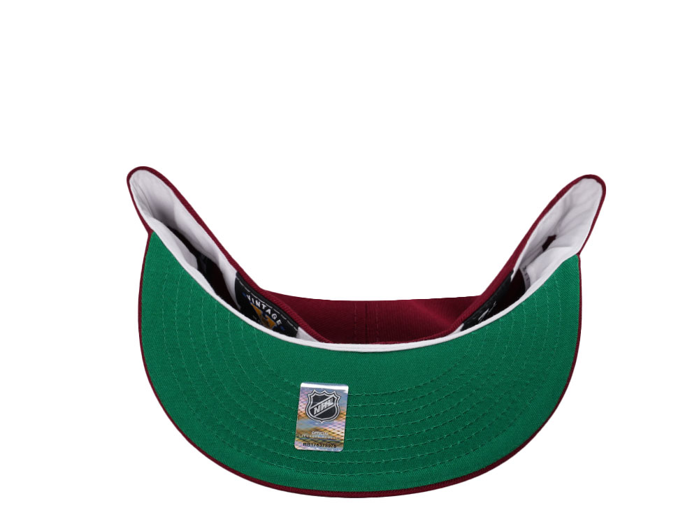 New Era Hartford Whalers 10th Anniversary Smooth Red Throwback Edition 59Fifty Fitted Cap