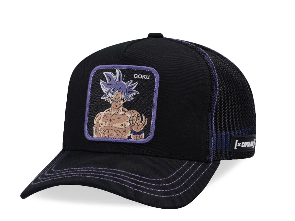 Capslab Dragon Ball Goku Black Trucker Kids Snapback Cap