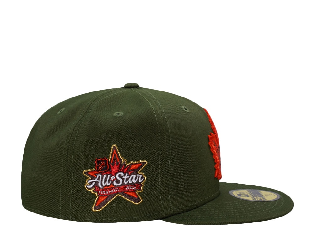 New Era Toronto Maple Leafs All Star Game 2024 Olive Edition 59Fifty Fitted Cap
