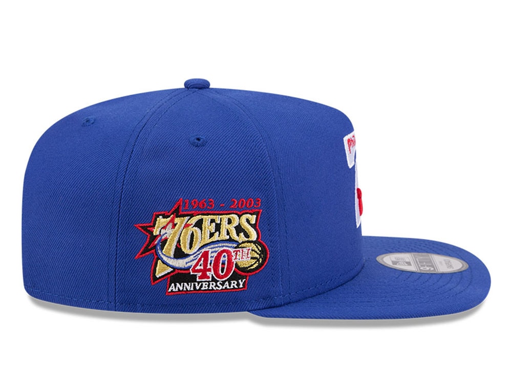 New Era Philadelphia 76ers 40th Anniversary HWC Edition 9Fifty A Frame Snapback Cap