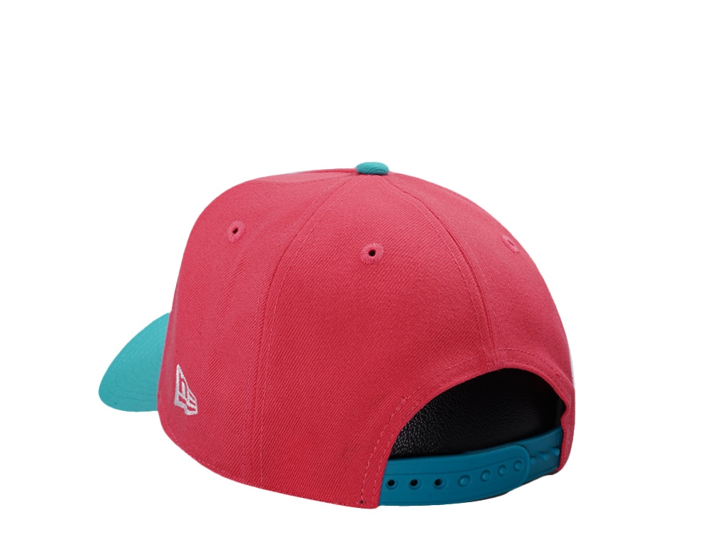 New Era Miami Heat Coral Two Tone Edition 9Forty A Frame Snapback Cap