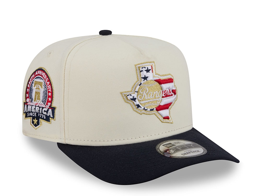 New Era Texas Rangers America 250th Anniversary Edition 9Fifty A Frame Snapback Cap