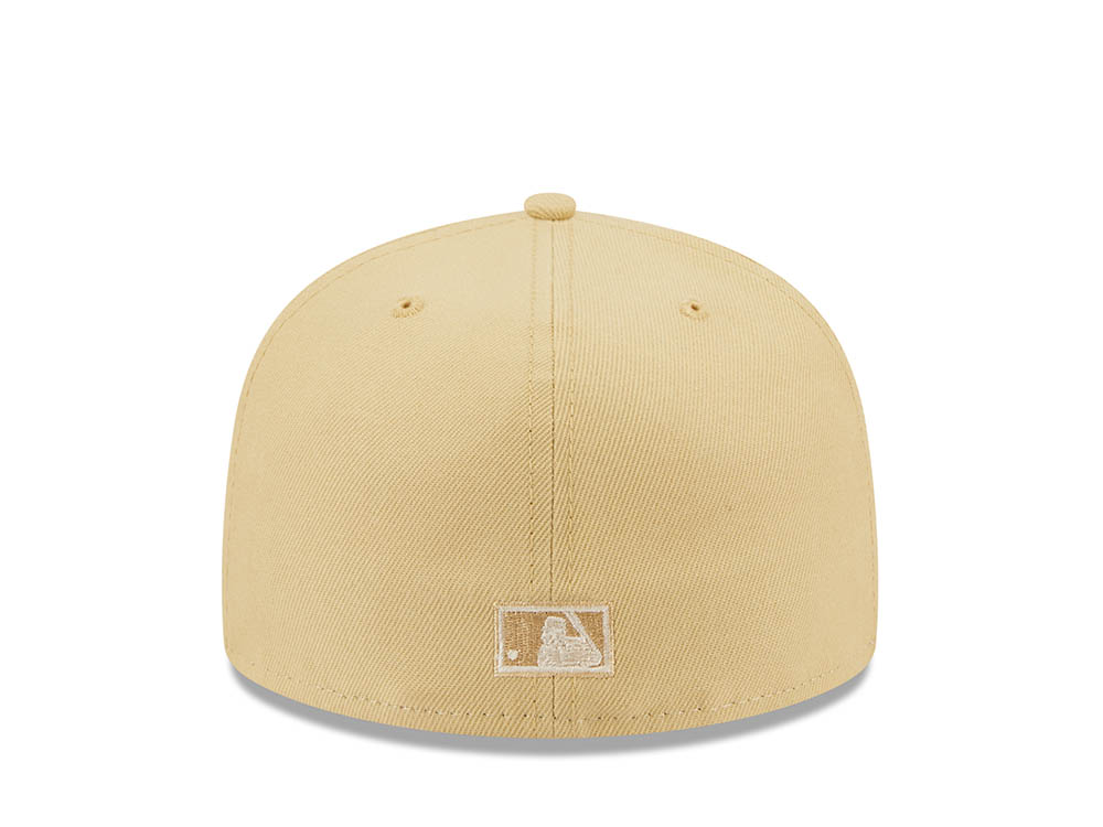 New Era Houston Astros 45th Anniversary Raffia Front Vegas Gold Edition 59Fifty Fitted Cap
