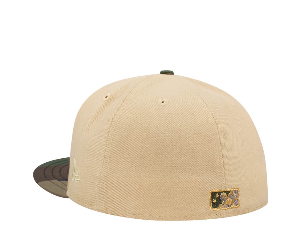 New Era Portland Beavers Vegas Camo Two Tone Edition 59Fifty Fitted Cap
