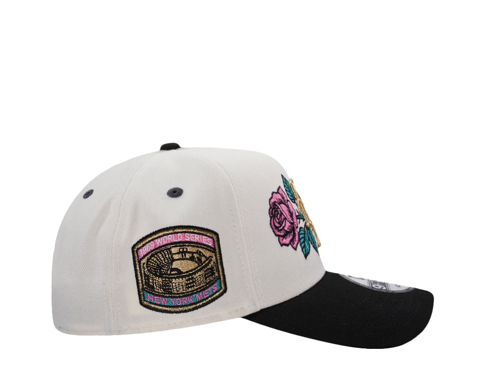 New Era New York Mets World Series 1969 Rose Chrome Two Tone Edition 9Forty A Frame Snapback Cap