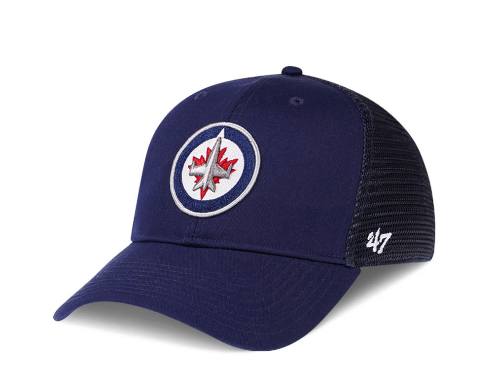 47Brand Winnipeg Jets Classic Navy Trucker Snapback Cap