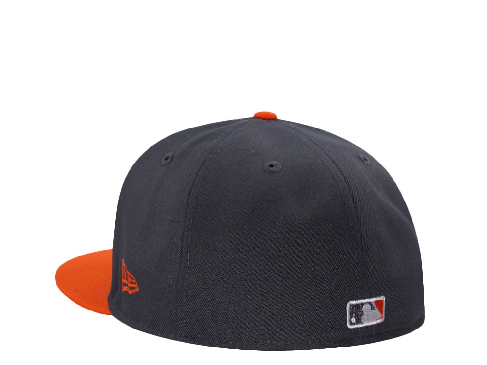 New Era Detroit Tigers Gray Two Tone Script Edition 59Fifty Fitted Cap
