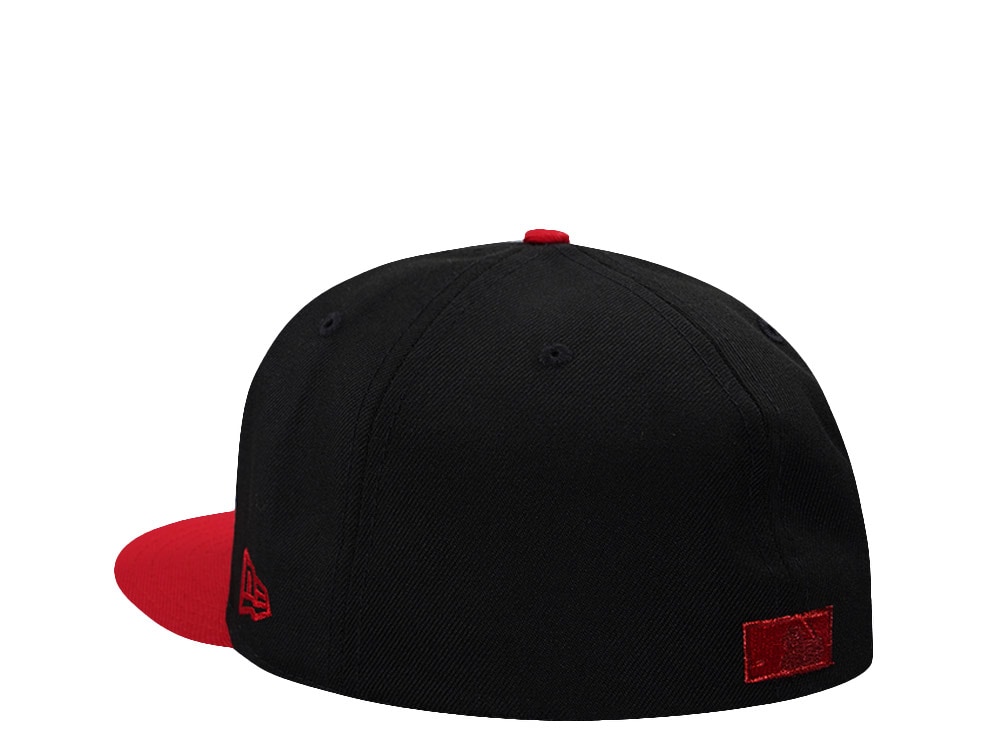 New Era Milwaukee Brewers 25th Anniversary Black Two Tone Edition 59Fifty Fitted Cap